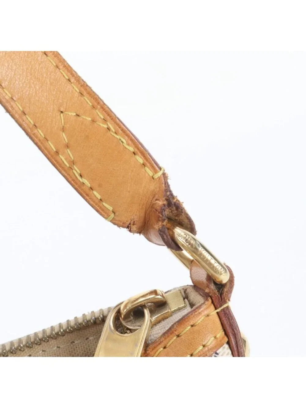 Louis Vuitton Damier Azur Syracuse MM Leather Shoulder Bag Crossbody